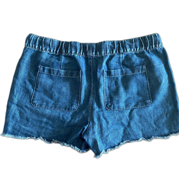 Loft Dark Chambray Cutoff Shorts Women's 28/6 - Picture 2 of 9